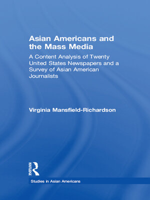 cover image of Asian Americans and the Mass Media